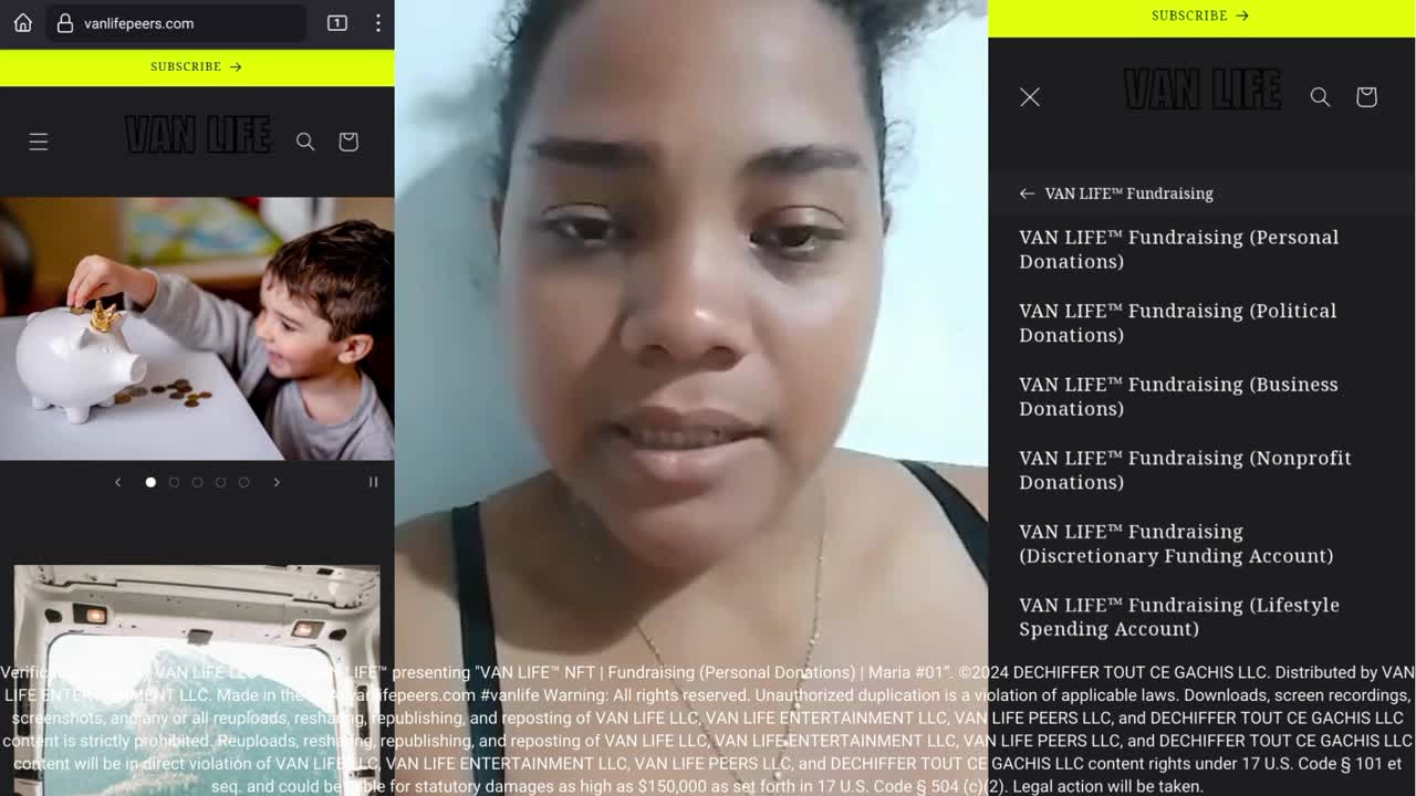 VAN LIFE™ NFT Fundraising (Personal Donations) Maria #01.mp4